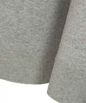 Sweter męski Tommy Hilfiger szary z okrągłym dekoldem bawełniany