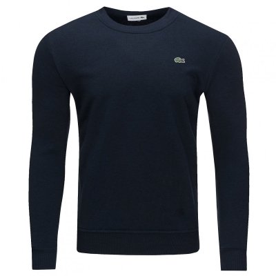 Bluza męska Lacoste granatowa bawełniana wkładana przez głowę