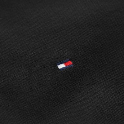 Polówka polo Tommy Hilfiger męska czarna Regular Fit małe logo bawełniana