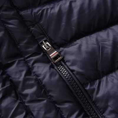 Kurtka męska Tommy Hilfiger jesień przejściowa granatowa z kapturem