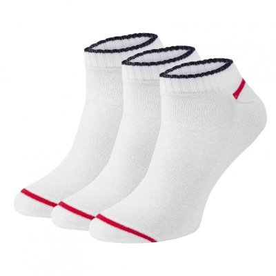 Tommy Hilfiger skarpety 3 pary krótkie stopki białe