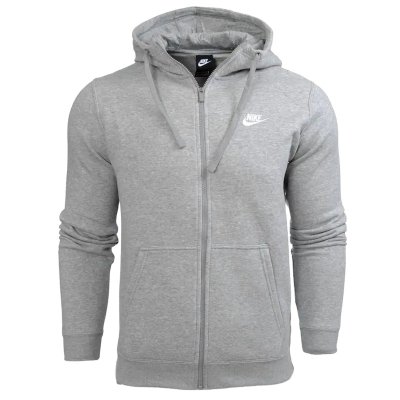 Nike bluza męska rozpinana szara z kapturem sportowa