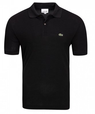 Polo polówka Lacoste męska czarna z kołnierzykiem