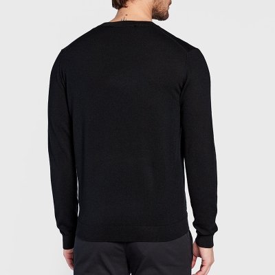 Sweter męski Karl Lagerfeld wełniany czarny