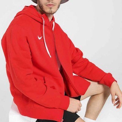 Nike bluza męska rozpinana czerwona z kapturem sportowa