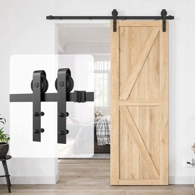 Mechanizm przesuwny do drzwi w stylu barn door