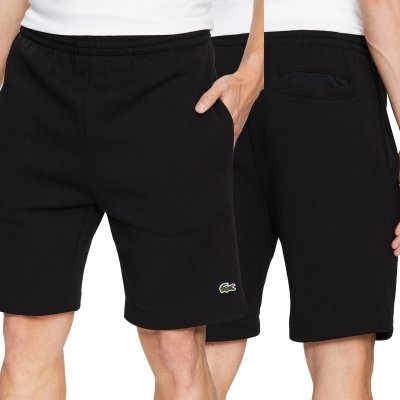 Spodenki Lacoste szorty męskie czarne małe logo