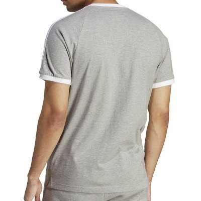 T-shirt Adidas koszulka szara krótki rękaw logo na piersi