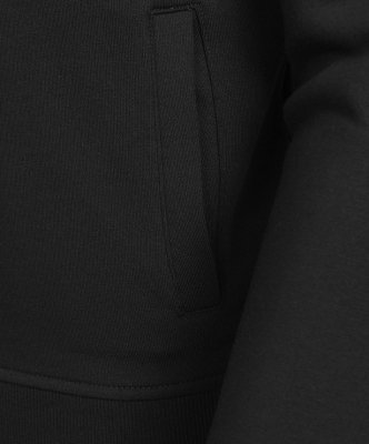 Bluza męska Lacoste czarna bawełniana rozpinana z kapturem