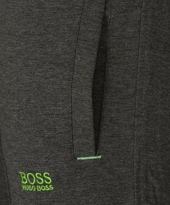 Komplet dresowy spodnie bluza Hugo Boss męski grafitowy bluza ze stójką