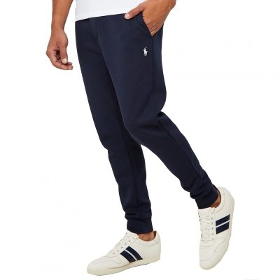 Spodnie męskie Ralph Lauren dresowe granatowe bawełniane