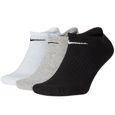 Nike  skarpety 3 pary krótkie stopki mix białe szare czarne