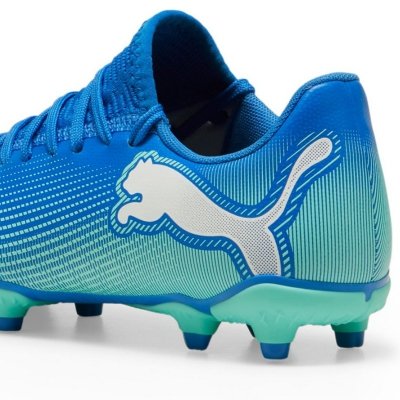 Buty korki Puma piłkarskie dziecięce niebieskie