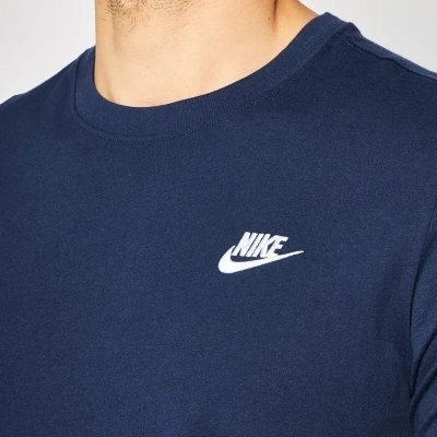 T-shirt koszulka Nike sportowa małe logo męska granatowa