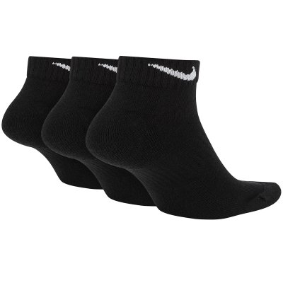 Nike skarpety 3 pary długie za kostkę czarne