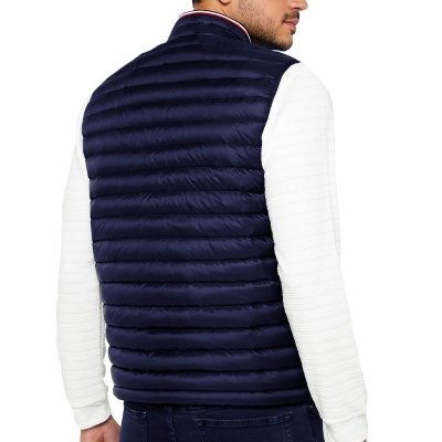 Tommy Hilfiger bezrękawnik granatowy męski jesienny 