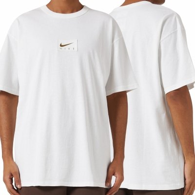 T-shirt koszulka męska Nike swobodny luźny fason logo biała