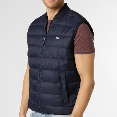 Tommy Jeans bezrękawnik granatowy męski jesienny 