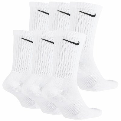 Nike skarpety skarpetki długie wysokie białe 6 par