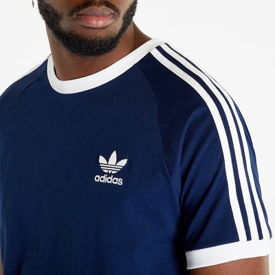 T-shirt Adidas koszulka granatowa krótki rękaw logo na piersi
