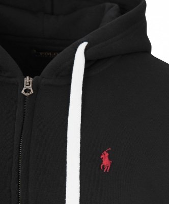 Ralph Lauren bluza męska rozpinana z kapturem czarna