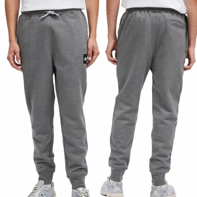 Spodnie dresowe The North Face sportowe małe logo szare