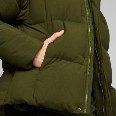 Puma kurtka męska zielona khaki bez kaptura przejściowa jesień