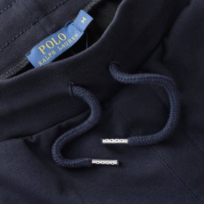 Spodenki Ralph Lauren szorty męskie granatowe małe logo bawełniane
