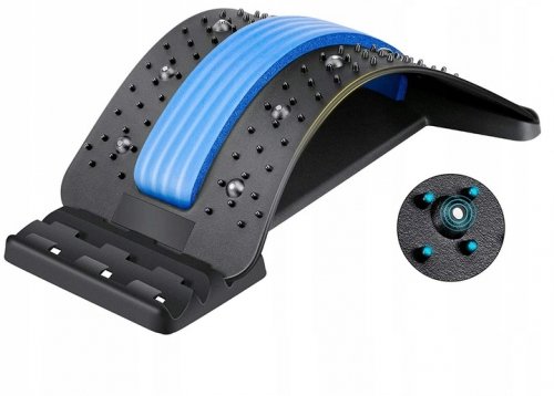 Masażer do rozciągania mięśni pleców na krzesło fotel lub siedzenie samochodowe