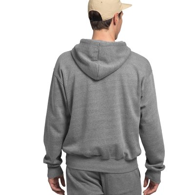 Bluza męska The North Face małe logo szara z kapturem