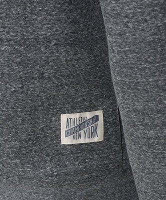 Bluza Tommy Hilfiger męska grafitowa duże logo bawełniana