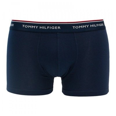 Bokserki Tommy Hilfiger majtki męskie 3 pary białe czerwone i granatowe