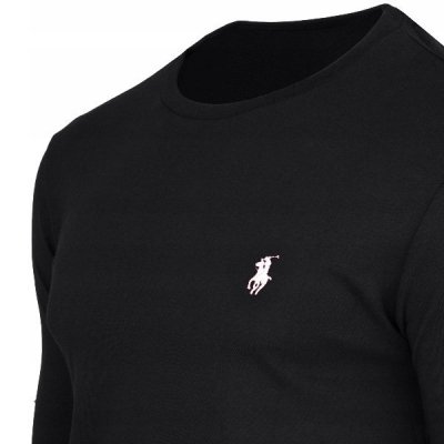 Longsleeve Polo Ralph Lauren koszulka na długi rękaw męska czarna