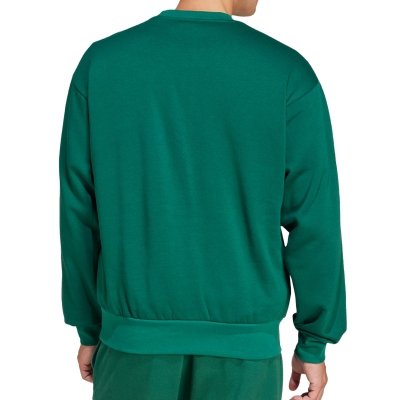 Bluza treningowa męska Adidas do ćwiczeń sportowa zielona duże logo