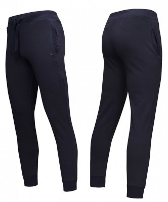 Spodnie Tommy Hilfiger dresowe spodnie męskie granatowe