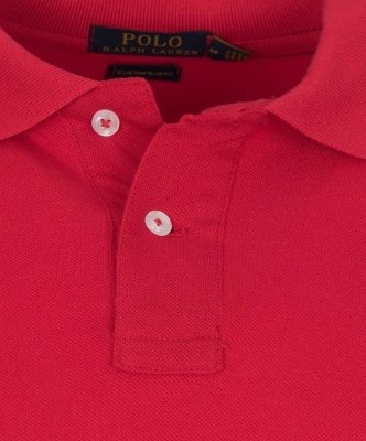 Polówka polo Ralph Lauren męska czerwona bawełniana