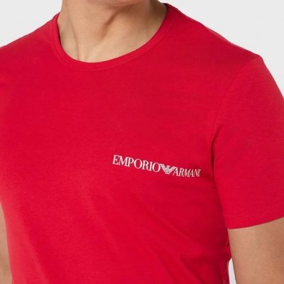Emporio Armani t-shirt koszulka męska czerwona
