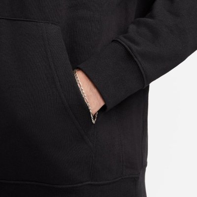 Bluza Nike męska kangurka czarna z nadrukiem sportowa