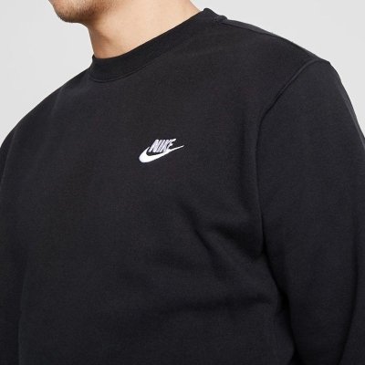 Nike bluza męska czarna dresowa bawełniana