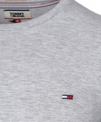 Longsleeve koszulka Tommy Hilfiger na długi rękaw męska szara