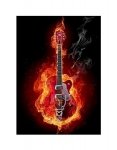 Fire guitar - reprodukcja