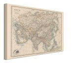 Stanfords Mapa Świata 1884 - obraz na płótnie