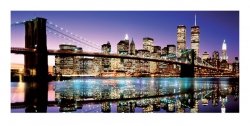 Brooklyn Bridge (Colour) - New York - reprodukcja