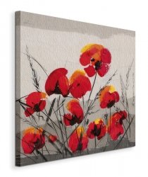 Multiple Poppies - Obraz na płótnie