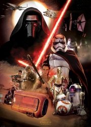 Star Wars The Force Awakens Obsada - plakat