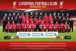 Liverpool Team Photo 15/16 - plakat