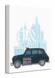 London Taxi - Obraz na płótnie