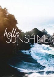 Hello sunshine - plakat  A4