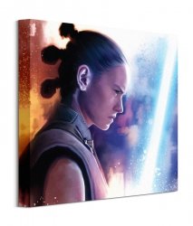 Obraz na płótnie - Gwiezdne Wojny: Ostatni Jedi (Rey Lightsaber Paint)