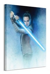 Obraz na płótnie - Star Wars: The Last Jedi (Rey Lightsaber Guard) - 60x80 cm